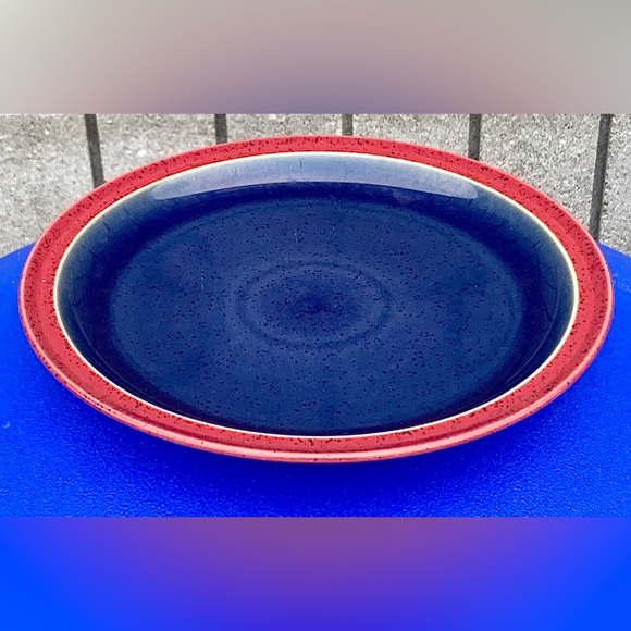 Red & Blue DENBY HARLEQUIN Dinner Plate Replacement - Picture 7 of 14
